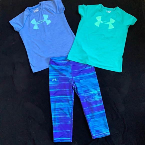 Under Armour Other - Under Armour Youth L T-shirts & Capri leggings